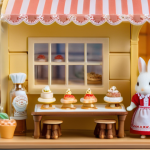 실바니안 가족 월드 빌리지 만들기 - **A cozy Sylvanian Family bakery and café scene.**
* **Prompt:** A charming, intricately detai...