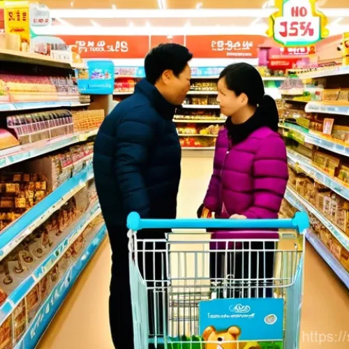 Home 22 실바니안 가족 할인 정보 및 세일 시기 - **Image Prompt: Joyful Family Shopping for Sylvanian Families at a Large Mart**
A brightly lit, ...