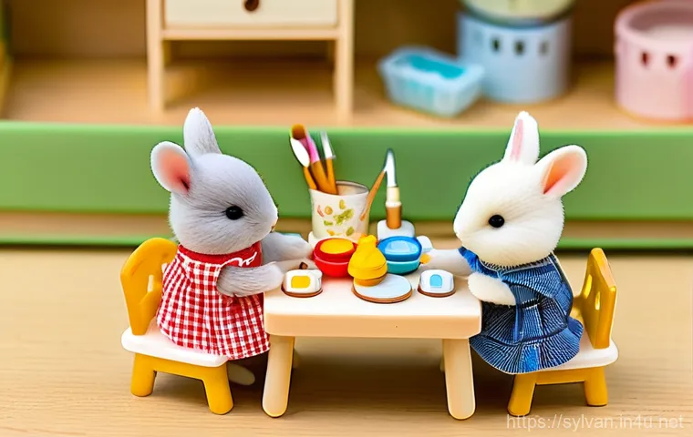 실바니안 가족 팬 모임 개최 후기 - **A Grand Sylvanian Families Exhibition Hall.**
A bustling, warmly lit exhibition hall filled wi... 실바니안 가족 팬 모임 개최 후기 - **A Grand Sylvanian Families Exhibition Hall.**
A bustling, warmly lit exhibition hall filled wi...